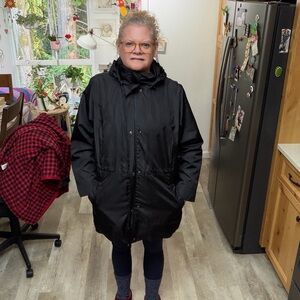 Ava & Viv Black Water Resistant Jacket